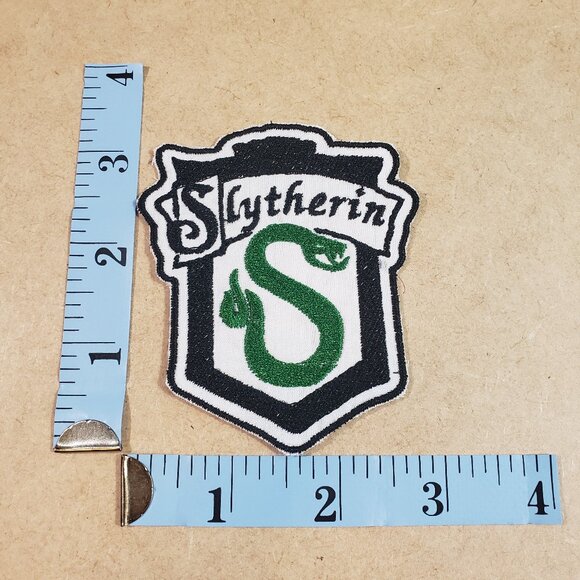 Slytherin Crest Iron-On Patch (2/$12 or 5/$22) - Picture 2 of 2